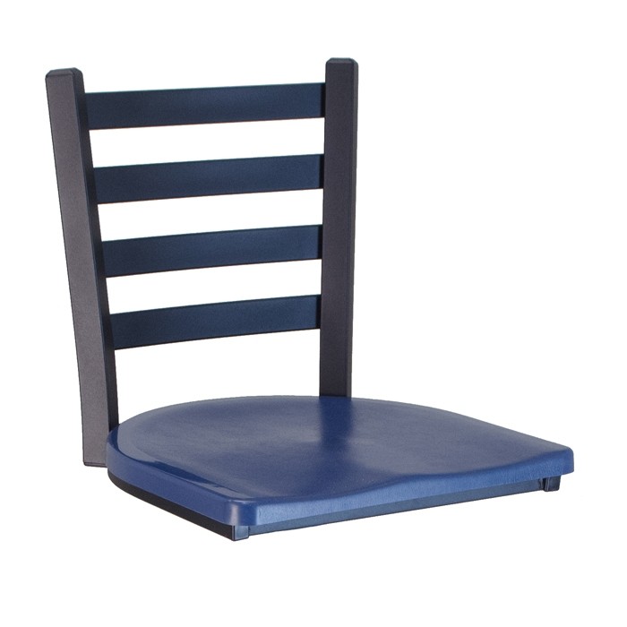 Encore chairhead with Atlantis blue composite seat