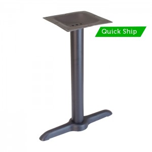 22" end base - dining height - Onyx Black