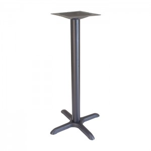 22"x22" bar height table base - Onyx Black
