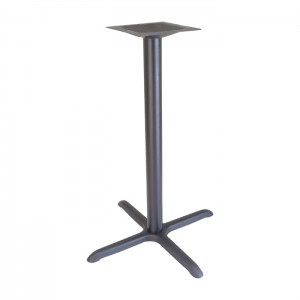 30"x30"  bar height table base - Onyx Black