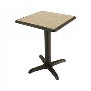 Laminate table top, Black Dur-A-Edge® - 24x24 size shown