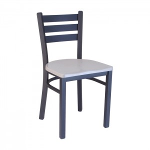 Quest Ladderback Steel Chair with Composite Seat 