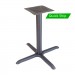 30" x 30" table base dining height - Onyx Black