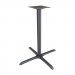 36" x 36" bar height table base - Onyx Black