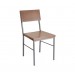 Cherry Stain, Pewter Frame Aspen Chair for Restuarants & Bars