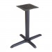 22"x30" dining height table base - Onyx Black1
